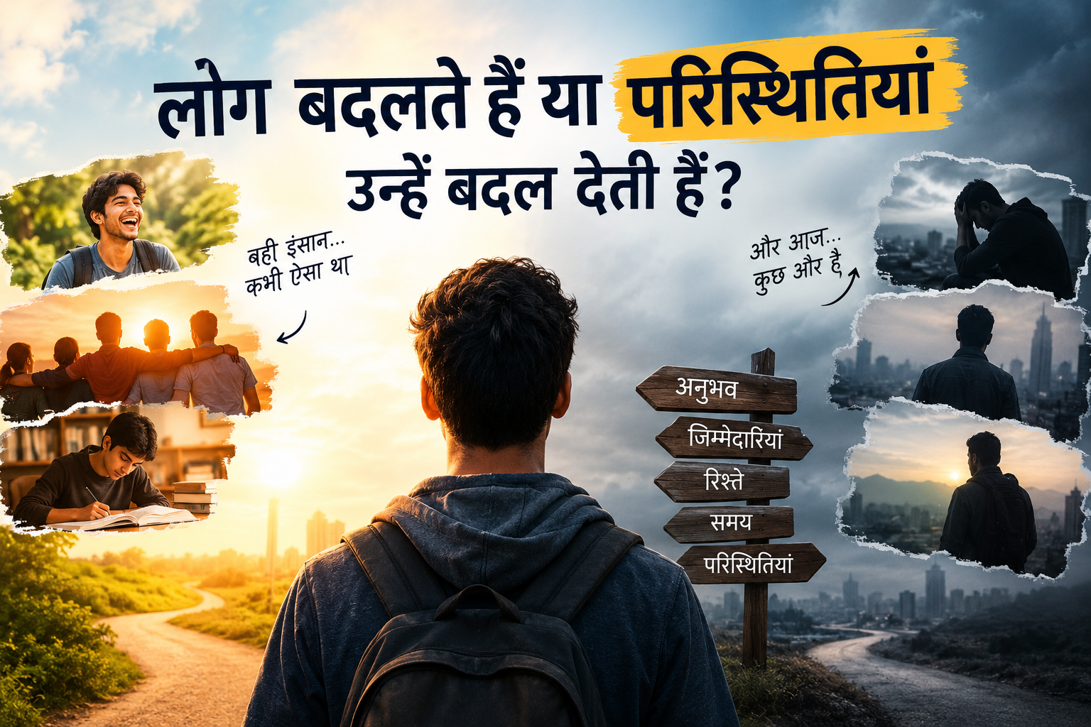 लोग बदलते हैं या परिस्थितियां उन्हें बदल देती हैं